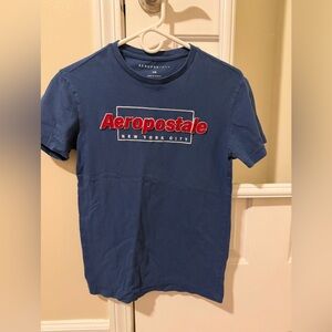 Aeropostale Blue Graphic Tee